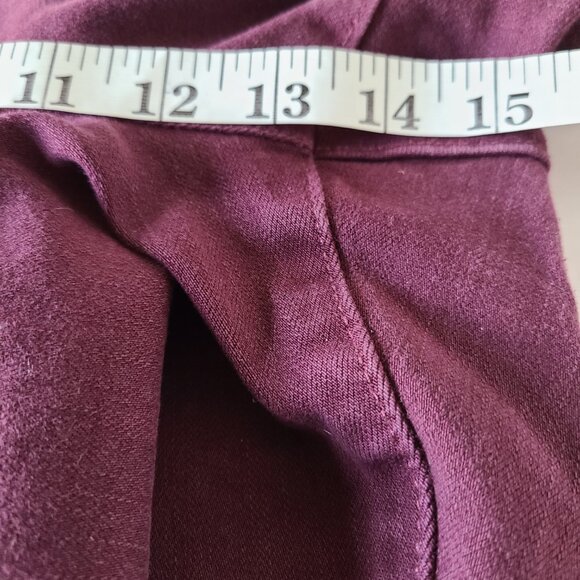 LANE BRYANT - MAROON-DENIM SKINNY JEANS-HIGH RISE- ULTIMATE STRETCH- SIZE 22 - Picture 12 of 14